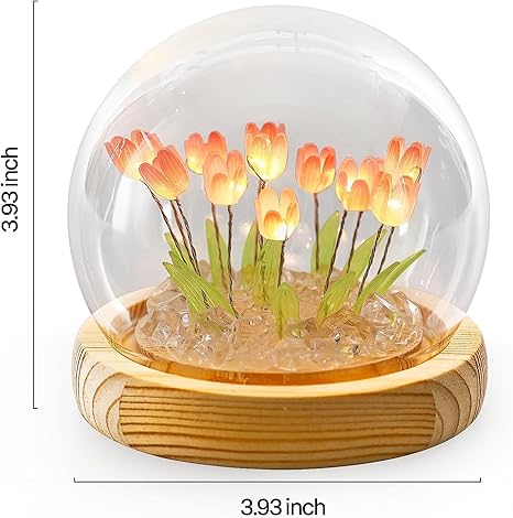 Tulip Night Light – Soft Glow for Bedroom and Nursery