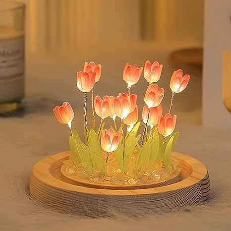 Tulip Night Light – Soft Glow for Bedroom and Nursery