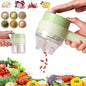 4-in-1 Electric Vegetable Chopper – Efficient Handheld Cooking Tool