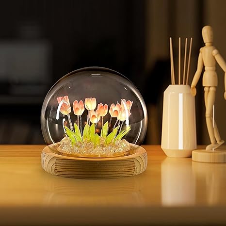 Tulip Night Light – Soft Glow for Bedroom and Nursery