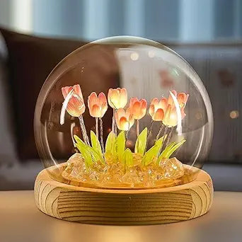 Tulip Night Light – Soft Glow for Bedroom and Nursery